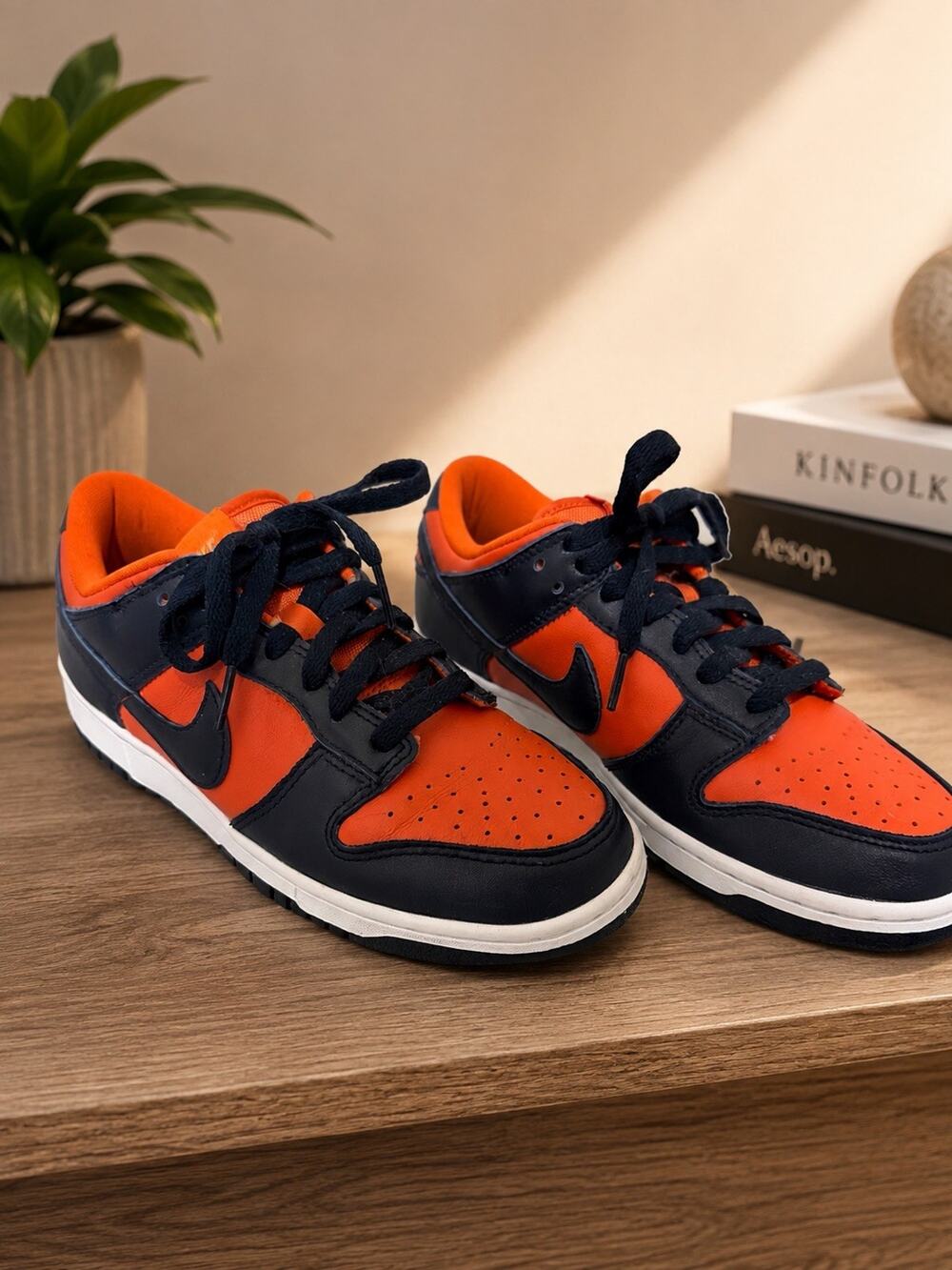 Size 6- Nike Dunk Low SP Champ Colors University Orange Marine